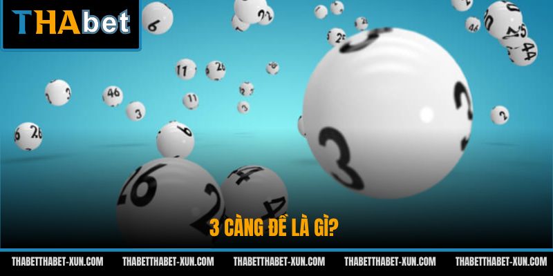 3 càng đề là gì?