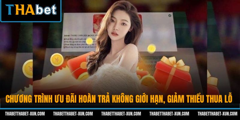 Chương trình ưu đãi hoàn trả không giới hạn, giảm thiểu thua lỗ
