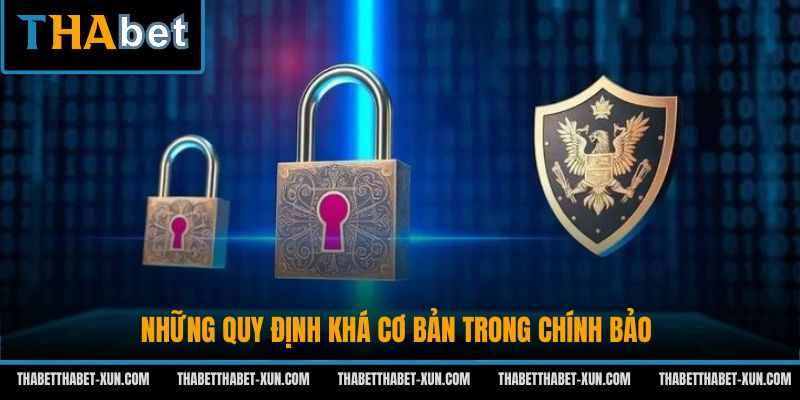 Những quy định khá cơ bản trong chính bảo